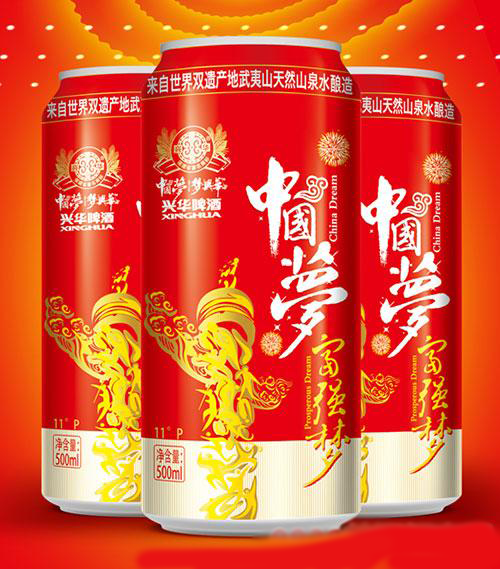 China Dream Beer 中国梦啤酒富强梦500mlx12罐